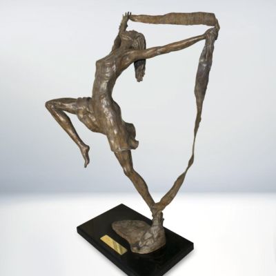 And She Awoke 22" Bronze Sculpture