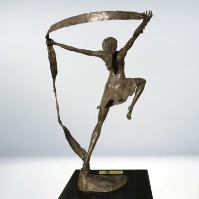 And She Awoke 22" Bronze Sculpture