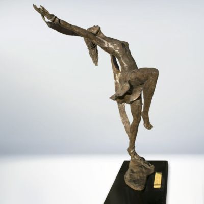And She Awoke 22" Bronze Sculpture