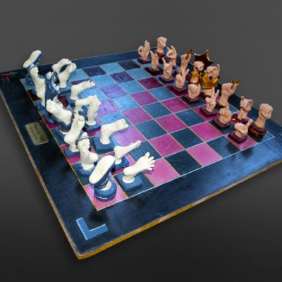 Hands V. Feet Chess Set - Sculpy