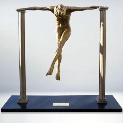 Determination 18" Bronze Sculpture